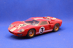 Slotcars66 Ford GT40 Mk2 1/32nd scale Scalextric slot car red #3 Le Mans 1966   
